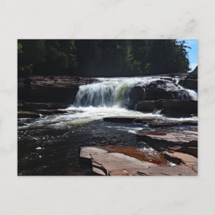Postal Cataratas Manido, Montañas Porcupine, Michigan
