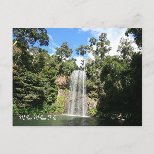 Postal Cataratas Millaa Millaa, Queensland Australia (Anverso)