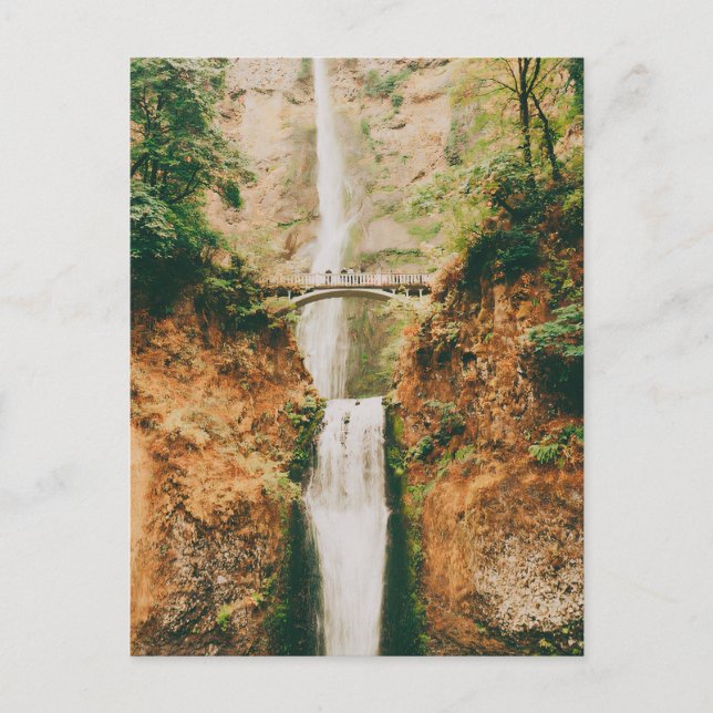 Postal Cataratas Multnomah (Anverso)