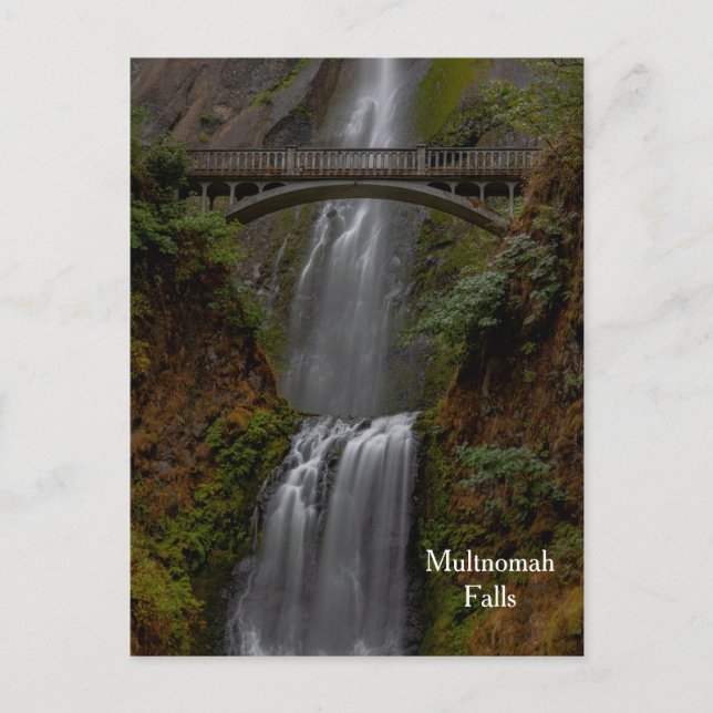 Postal Cataratas Multnomah (Anverso)