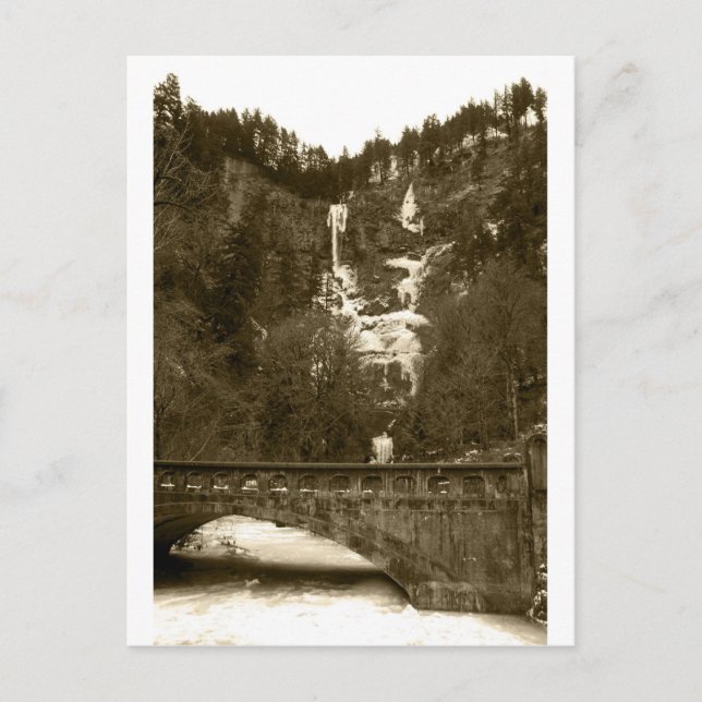 Postal Cataratas Multnomah (Anverso)