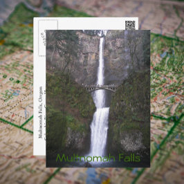 Postal Cataratas Multnomah, foto de viaje de Oregon
