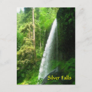 Postal Cataratas plateadas