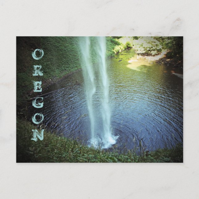 Postal Cataratas plateadas 1 (Anverso)