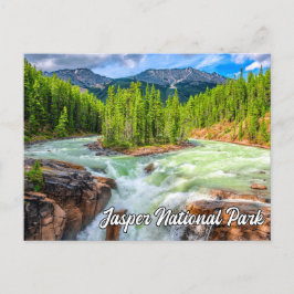Postal Cataratas Sunwapta, Parque Nacional Jasper