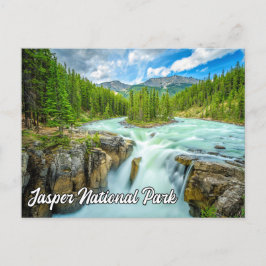 Postal Cataratas Sunwapta, Parque Nacional Jasper