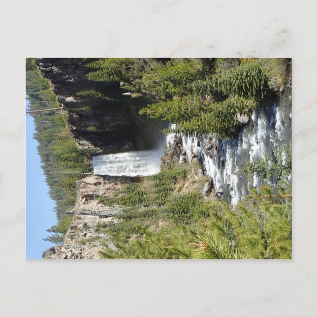 Postal Cataratas Tumalo, Bend, Oregón (Anverso)