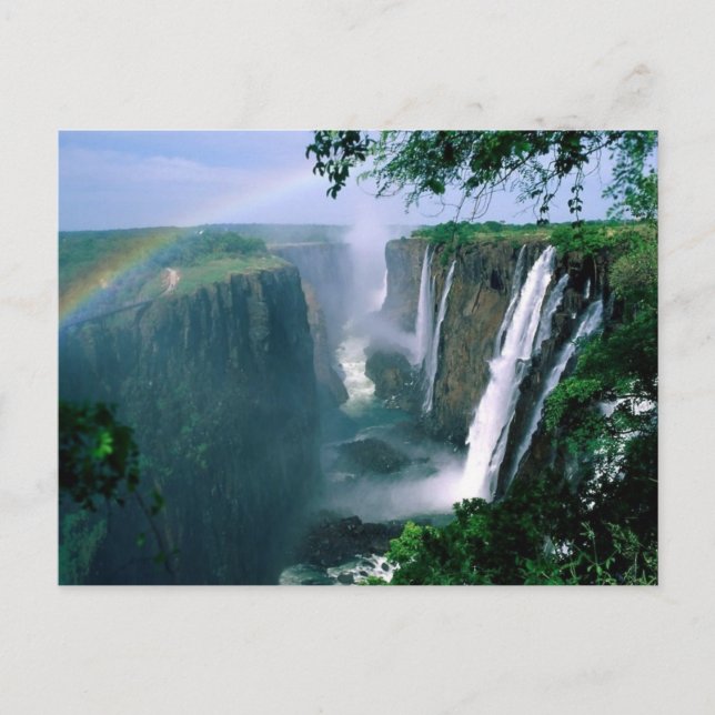 Postal cataratas victoria, zimbabwe (Anverso)