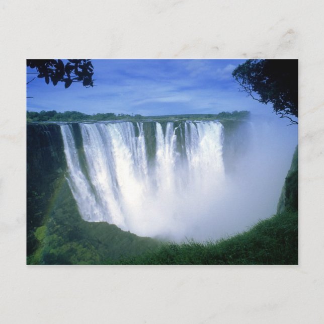 Postal Cataratas Victoria Zimbabwe Africa (Anverso)