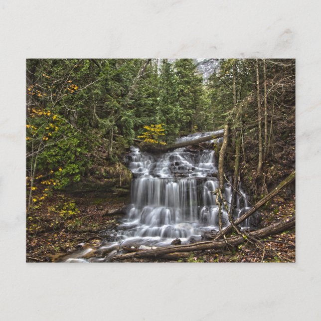 Postal Cataratas Wagner, Munising, Michigan (Anverso)