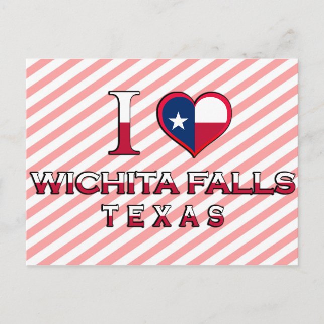 Postal Cataratas Wichita, Texas (Anverso)