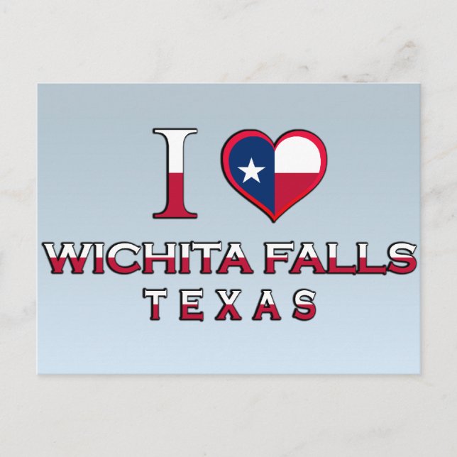 Postal Cataratas Wichita, Texas (Anverso)