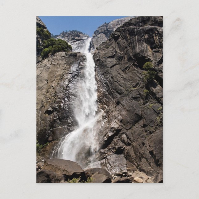 Postal Cataratas Yosemite (Anverso)