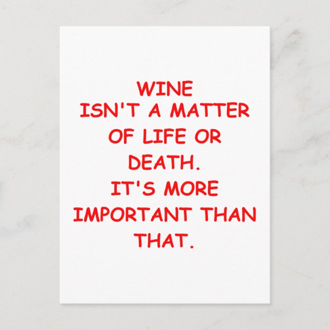 Postal catas de vino (Anverso)