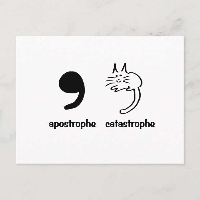 Postal catástrofe del apostrofo (Anverso)
