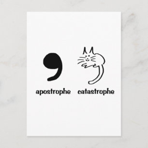 Postal catástrofe del apostrofo