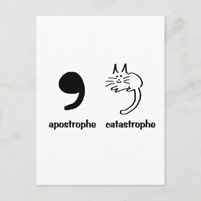Postal catástrofe del apostrofo (Anverso)