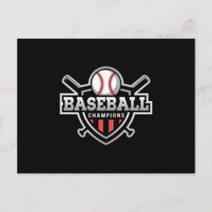 Postal Catcher Bat Bat Sports Pitcher Funny Gift