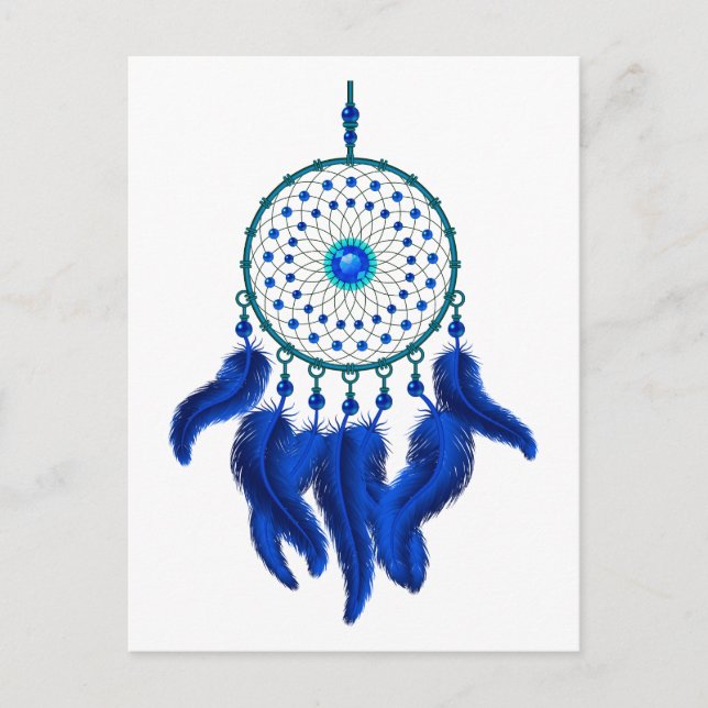 Postal Catcher del sueño azul (Anverso)