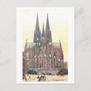 Postal Catedral antigua en Colonia/Koln