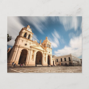 Postal Catedral Córdoba, San Martin