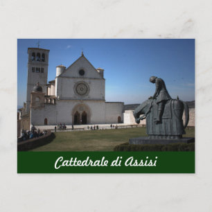 Postal Catedral de Asís (italiana: Cattedrale di Assisi