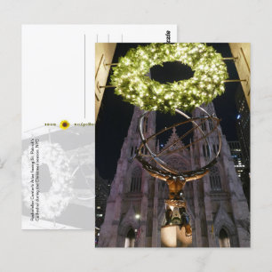 Postal Catedral de Atlas y San Patricio, Navidades, Nueva