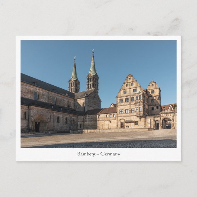 Postal Catedral de Bamberg, Alemania (Anverso)
