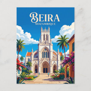 Postal Catedral de Beira Mozambique