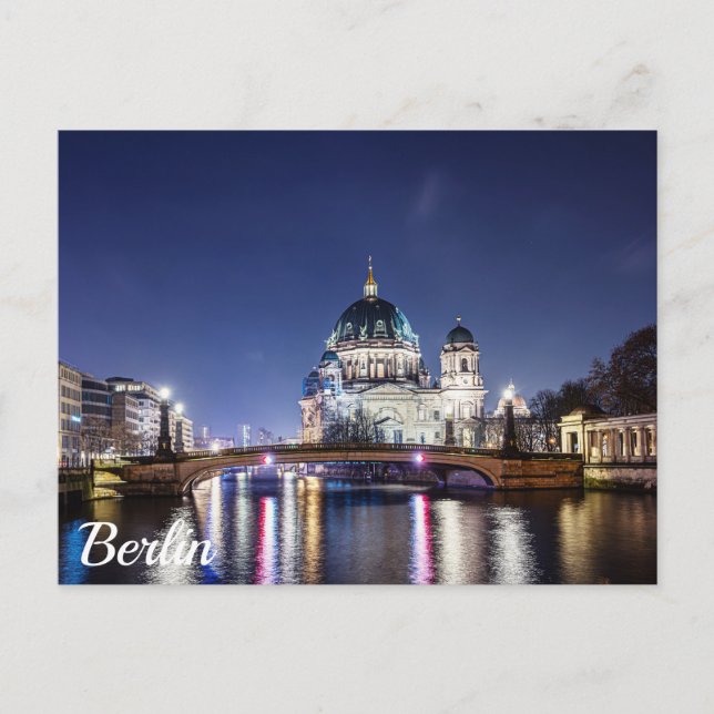 Postal Catedral de Berlín, Alemania (Anverso)