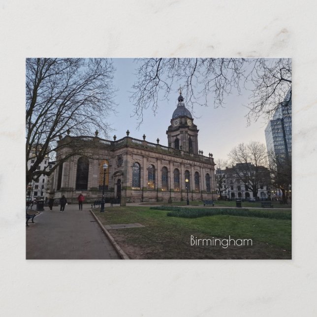 Postal Catedral de Birmingham (Anverso)