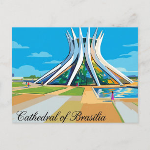 Postal Catedral de Brasília Brasil