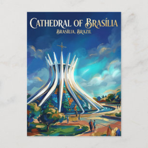 Postal Catedral de Brasília Brasil