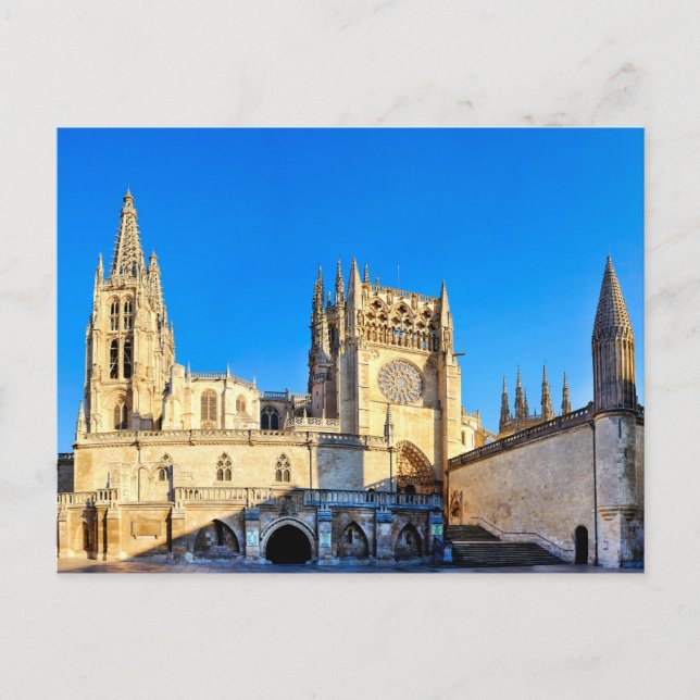 Postal Catedral de Burgos (Anverso)