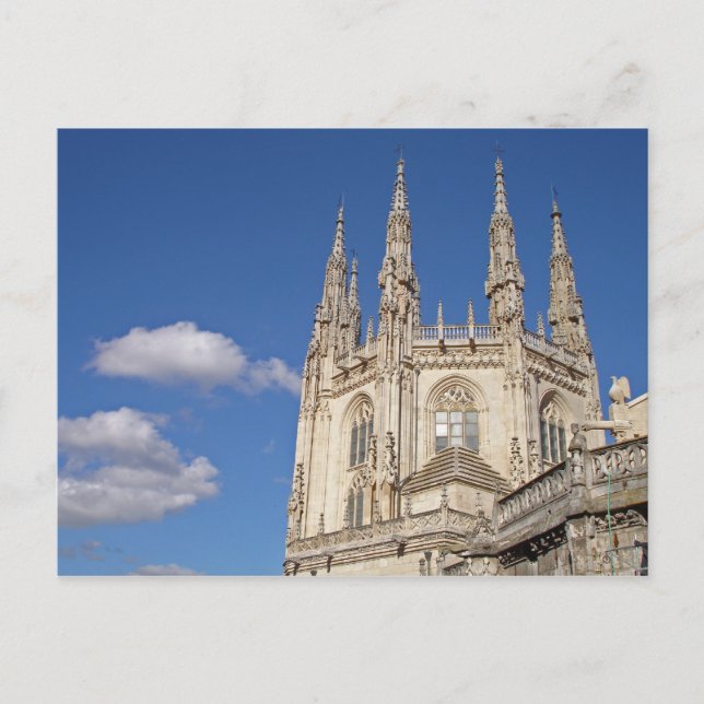 Postal Catedral de Burgos, España (Anverso)