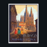 Postal Catedral de Burgos, tres mujeres en la calle<br><div class="desc">Imagen perfecta para su nuevo diseño de impresión. Podría ser un buen regalo o un "toque final" para decorar la casa.</div>
