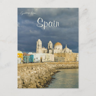 Postal Catedral de Cádiz en Cádiz España