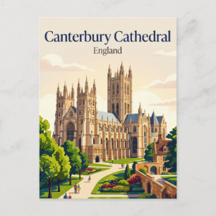 Postal Catedral de Canterbury Inglaterra
