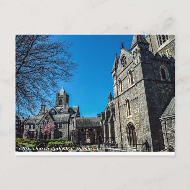 Postal Catedral de Christchurch, Dublín Irlanda Postcard (Anverso)