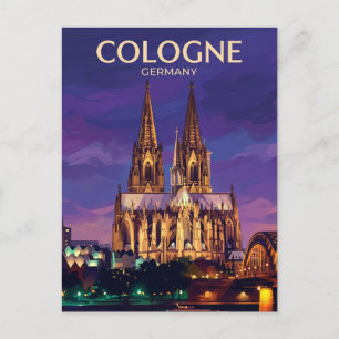 Postal Catedral de Colonia Alemania