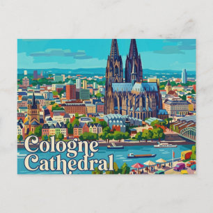 Postal Catedral de Colonia Alemania