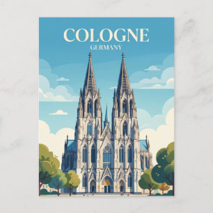 Postal Catedral de Colonia Alemania