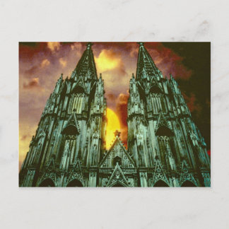 Postal Catedral de Colonia con sol