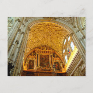 Postal Catedral de Córdoba, España