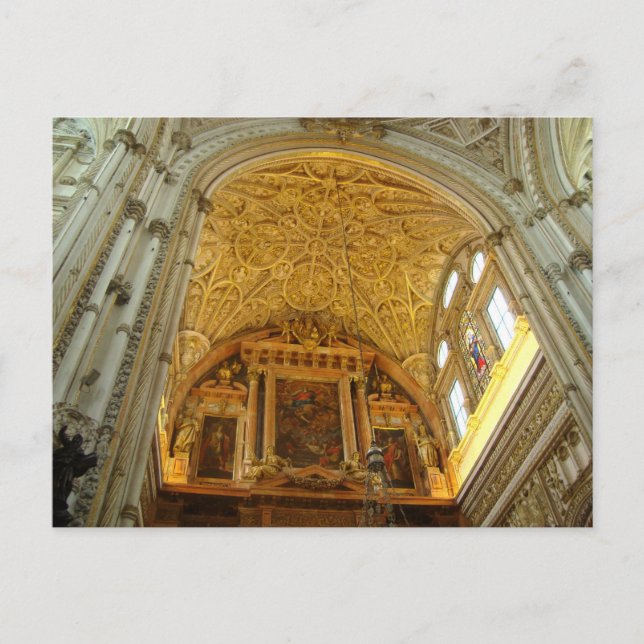 Postal Catedral de Córdoba, España (Anverso)