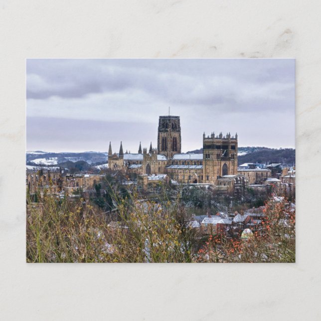 Postal Catedral de Durham y castillo (Anverso)