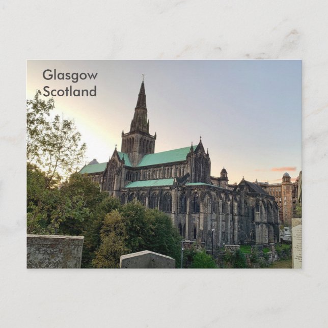 Postal Catedral de Escocia, Glasgow (Anverso)