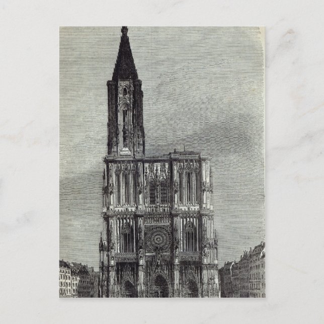 Postal Catedral de Estrasburgo (Anverso)