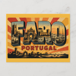 Postal Catedral de Faro Portugal