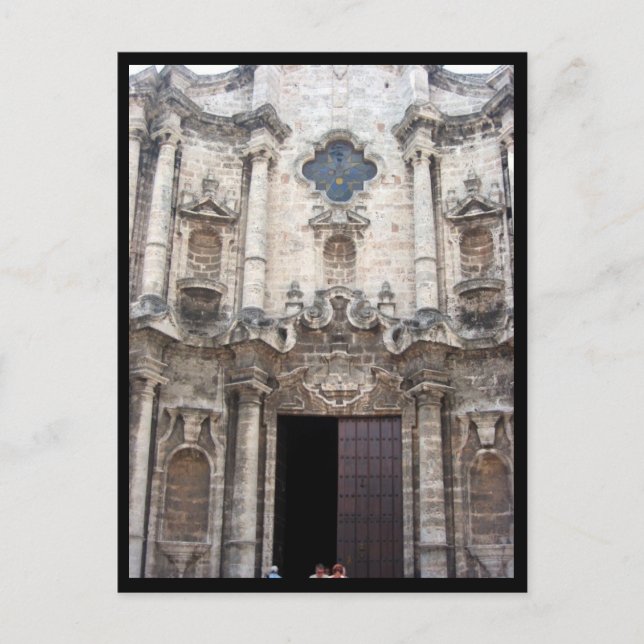 Postal catedral de havana (Anverso)